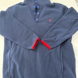 Polo by Ralph Lauren Navy Windbreaker with Red Accents